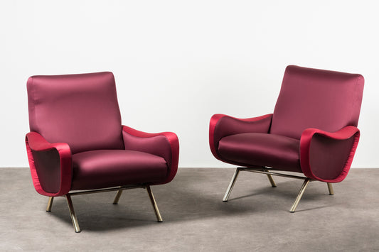Two armchairs mod. 720 'Lady'